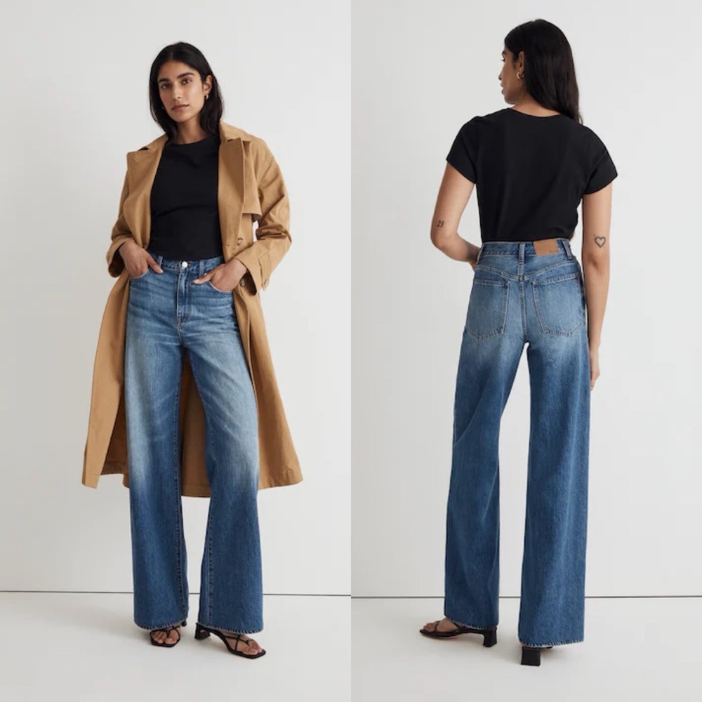 Madewell | Superwide-Leg Jeans in Fannin Wash Rigid 27